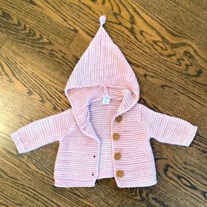 Newborn pink woven jacket from Nordstrom!